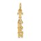 14K Yellow Gold Taken Charm Love Relationship Pendant Jewerly 23mm x 3mm
